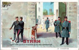 PUBLICITE -- BYRRH --  Génie - La Caserne - Publicité