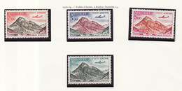 Andorre Français - Andorra Poste Aérienne 1961-64 Y&T N°PA5 à 8 - Michel N°F175 à 178 *** - Vallée D'Inclès - Luftpost