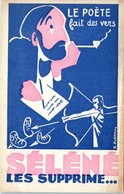 PUBLICITE -- Le Poète Fait Des Vers  - Séléné Les Suprime - Werbepostkarten