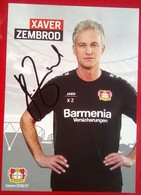 Bayer 04  Xaver Zembrod  Signed Card - Autógrafos