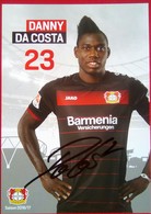 Bayer 04 Danny Da Costa Signed Card - Authographs