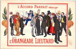 PUBLICITE -- L'Orangeade Lieutard - Werbepostkarten