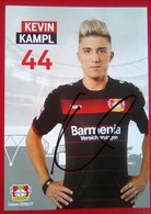 Bayer 04 Kevin Kampl   Signed Card - Autographes