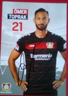 Bayer 04  Omer Toprak  Signed Card - Handtekening