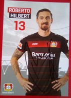 Bayer 04 Roberto Hilbert  Signed Card - Autógrafos