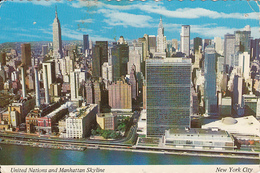 NEW YORK CITY- UNITED NATIONS, MANHATTAN SKYLINE, PANORAMA - Panoramic Views