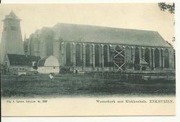 ENKHUIZEN / WESTERKERK MET KLOKKENHUIS - Enkhuizen