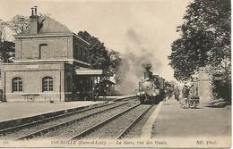 28 - La Gare Vue Des Quais - Courville