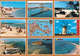 1 AK Spanien / Formentera * Ansichten Der Insel Formentera - Mit Dabei Die Landkarte * - Formentera