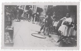 Photo Originale 1936 Digne Les Bains Tour De France Cycliste Vélo Départ étape Vers Nice - Wielrennen