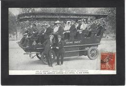 CPA Paris 75 Métier Autobus Car Circulé - Transport Urbain En Surface