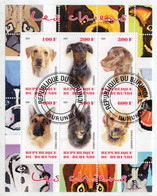 REPUBLIQUE   DU   BURUNDI    2009    LES   CHIENS                S.SHEET   (TIMBRATO) - Usati