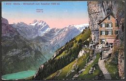 Schweiz Suisse 1914: Säntis - Wirtschaft Zum Aescher (1461m) Altmann 2438m Mit O APPENZELL 7.VII.14 - Saentis