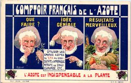 PUBLICITE -- Comptoir Français De L'Azote - L'azote Est Indispensable à La Plante - Werbepostkarten