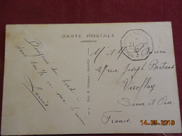 Carte De 1930 à Destination De Viroflay Avec Timbre D'Indochine Et Cachet De Yokohama - Briefe U. Dokumente