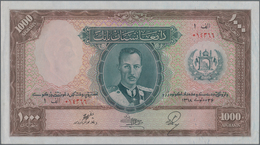 Afghanistan: 1000 Afghanis SH1318 ND(1939), P.27A, Perfect Condition With A Few Tiny Creases At Left - Afghanistán