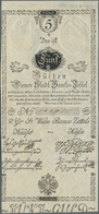 Austria / Österreich: Wiener Stadt-Banco Zettel 5 Gulden 1800, P.A31 In Perfect UNC Condition. Rare! - Austria
