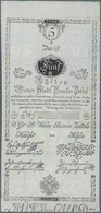 Austria / Österreich: Wiener Stadt Banko-Zettel 5 Gulden 1800, P.A31, Great Original Shape And Stron - Autriche