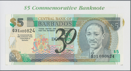 Barbados: 5 Dollars ND(2002) "30th Anniversary Of The Central Bank Of Barbados" Commemorative Issue, - Barbades