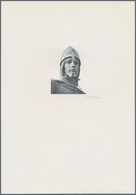 Bohemia & Moravia / Böhmen & Mähren: Intaglio Printed Vignette With Portrait Of Duke Wenzel For The - Czechoslovakia