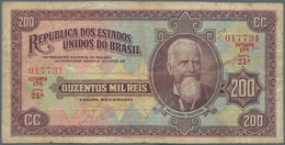 Brazil / Brasilien: República Dos Estados Unidos Do Brasil 200 Mil Reis ND(1936), P.82, Still Nice A - Brésil