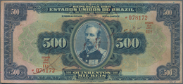 Brazil / Brasilien: República Dos Estados Unidos Do Brasil 500 Mil Reis ND(1931), P.92, Great Note W - Brazil