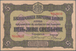 Bulgaria / Bulgarien: Very Rare Set With 8 Banknotes Comprising 10 Leva Srebro ND(1904) P.3b (VF), 2 - Bulgaria