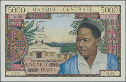 Cameroon / Kamerun: Banque Centrale - République Fédérale Du Cameroun 5000 Francs ND(1962), P.13, Gr - Camerun