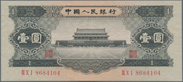 China: Peoples Republic Of China 1 Yuan 1956, P.871, Almost Perfect Condition With A Very Soft Verti - Chine