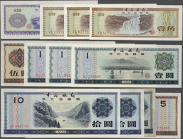 China: Set With 12 Banknotes Of The Foreign Exchange Certificates Series 1979 Including 3 X 0,10, 0, - China