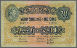 East Africa / Ost-Afrika: The East African Currency Board 20 Shillings 1951 King George VI Issue, P. - Andere - Afrika