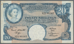 East Africa / Ost-Afrika: The East African Currency Board 5 Shillings 1953 Elizabeth II At Right P.3 - Otros – Africa