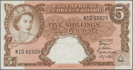 East Africa / Ost-Afrika: The East African Currency Board 5 Shillings ND(1958-60) Queen Elizabeth II - Sonstige – Afrika
