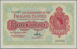 Falkland Islands / Falkland Inseln: The Government Of The Falkland Islands 5 Pounds January 30th 197 - Falkland