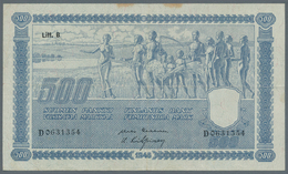 Finland / Finnland: 500 Markkaa 1945, Litt. B, P.89, Very Nice Condition For This Large Size Note Wi - Finnland