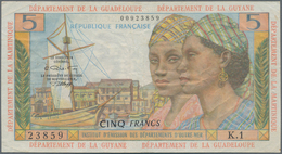 French Antilles / Französische Antillen: Institut D'Émission Des Départements D'Outre-Mer 5 Francs N - Andere - Amerika