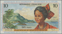 French Antilles / Französische Antillen: Institut D'Émission Des Départements D'Outre-Mer 10 Francs - Otros – América