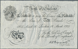 Great Britain / Großbritannien: Set Of 2 Banknotes Bernhard Forgeries Containing 5 & 10 Pounds 1935 - Other & Unclassified