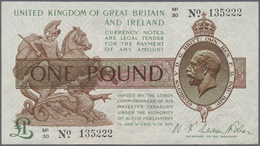 Great Britain / Großbritannien: United Kingdom Of Great Britain And Ireland 1 Pound ND(1922-23), P.3 - Sonstige & Ohne Zuordnung