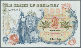 Guernsey: 10 Pounds ND(1969-75) P. 47, More Seldom Seen Issue In Nice Condition, Center Fold And Lig - Other & Unclassified
