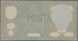 Hungary / Ungarn: 20 Pengö 1930 Front Proof Specimen With Perforation "MINTA", Multicolored On Bankn - Hongarije