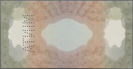 Hungary / Ungarn: 100 Pengö 1930 Front Proof Specimen With Perforation "MINTA", Multicolored On Bank - Ungheria