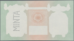 Hungary / Ungarn: 1000 Pengö 1943 Reverse Proof Specimen With Perforation "MINTA", Multicolored On B - Hongrie