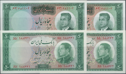 Iran: Bank Melli Iran Pair Of The 50 Rials SH1333 P.66 In UNC And Bank MArkazi Iran Pair Of The 50 R - Iran