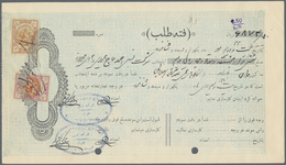 Iran: Set Of 10 Different Exchange Certificates With Different Bank Stamps And Additional Stamps On - Iran