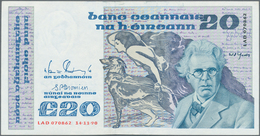 Ireland / Irland: Ireland Republic Pair With 10 Pounds 1992 In F Condition With Several Handling Tra - Irland