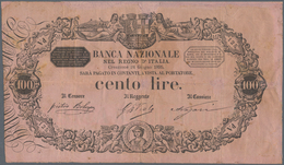 Italy / Italien: Banca Nazionale Nel Regno D'Italia 100 Lire 1895, P.S742, Repaired And Restored Par - Altri & Non Classificati