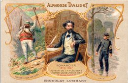 PUBLICITE -- Chocolat LOMBART --  Alphonse Daudet - Advertising