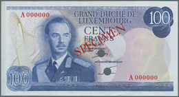 Luxembourg: 100 Francs ND Color Trial P. 56ct, Light Creasing At Upper Border Center, Light Corner D - Luxemburg