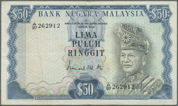 Malaysia:  Bank Negara Malaysia 50 Ringgit ND(1976-81), P.16, Still Nice And Attractive Note With A - Malesia